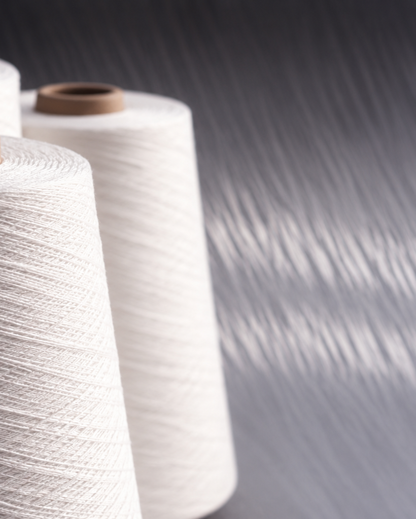 Industrial Yarn Cones in Motion